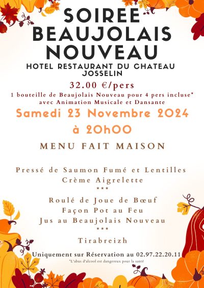 menu beaujolais 2024